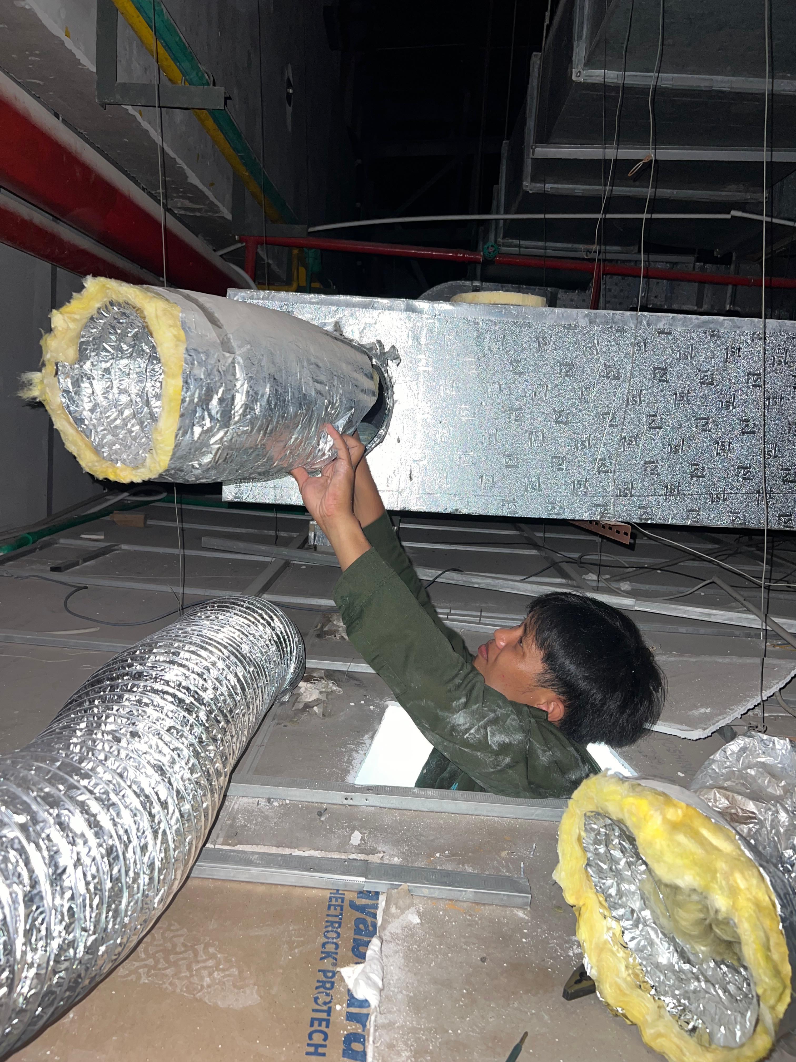 Dokumentasi perbaikan ducting — foto 2